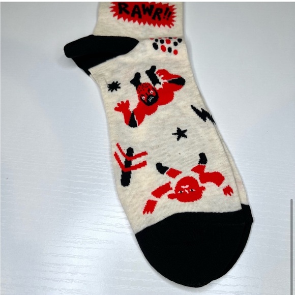 Blue Q Pro Wrestling Crew Socks NWT - Picture 10 of 11